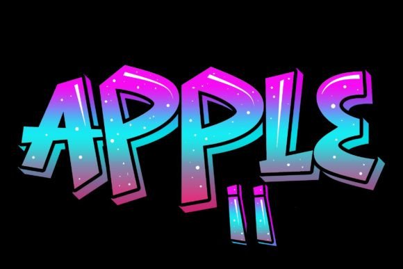 Apple II Font: A Bold Display Typeface for Branding