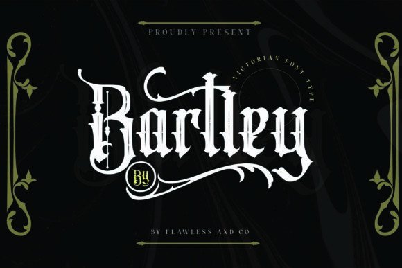 Bartley Font: Gothic Elegance for Editorial Design