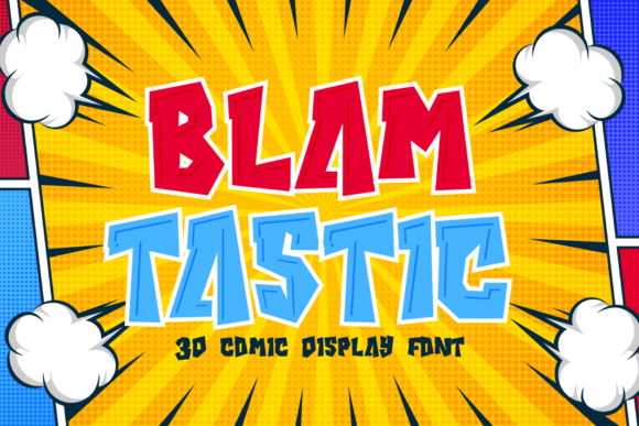 Blamtastic Font: Bold Display Typography for Digital Campaigns