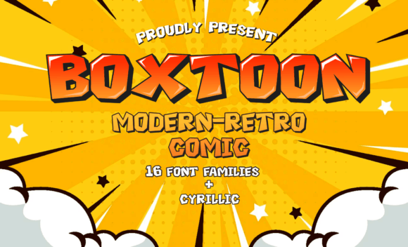 Boxtoon Font: Playful Display Type for Handmade Goods