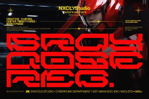 Brayqose Font: Cyberpunk Typography for Campaigns