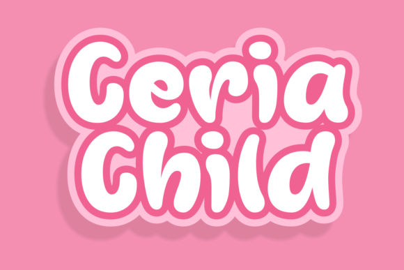 Ceria Child Font: Playful Typography for Editorial Design