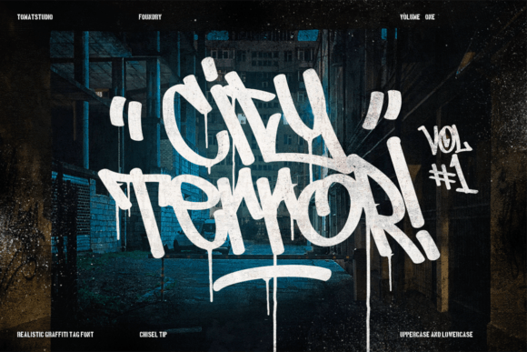 City Terror Font: A Refined Display Typeface for Editorial Design