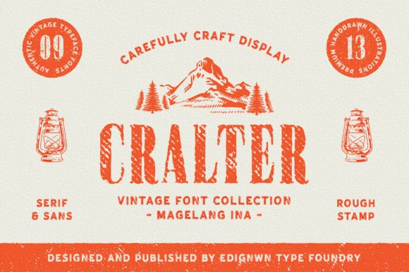 Cralter Font: Adding Vintage Charm to Editorial Layouts