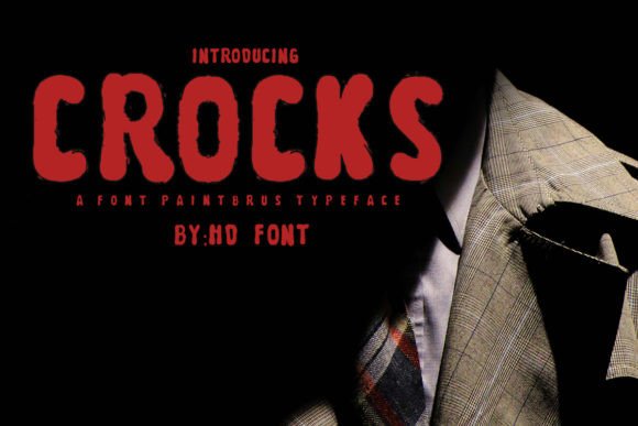Crocks Font: Bold Display Typography for Editorial Design