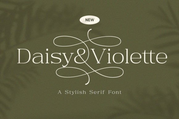 Daisy Violette: A Stylish Modern Serif Font for Editorial Design