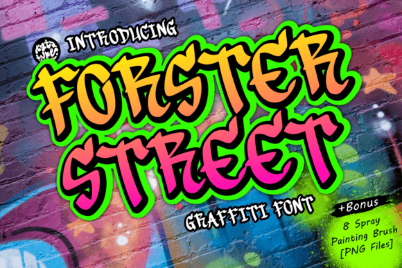 Forster Street Font: A Display Typeface for Urban Campaigns