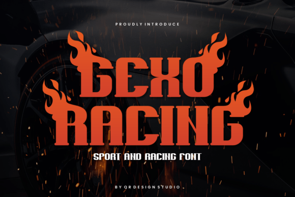 Gexo Racing: A Designer’s Take on Bold Display Type