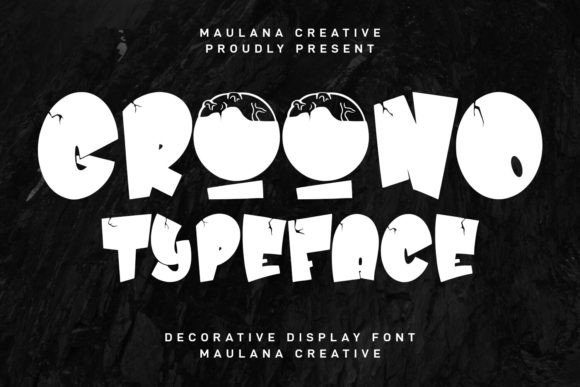 Groono Font: Bold Display Type for Campaigns