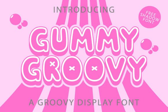 Gummy Groovy Font: A Retro Display Typeface for Branding