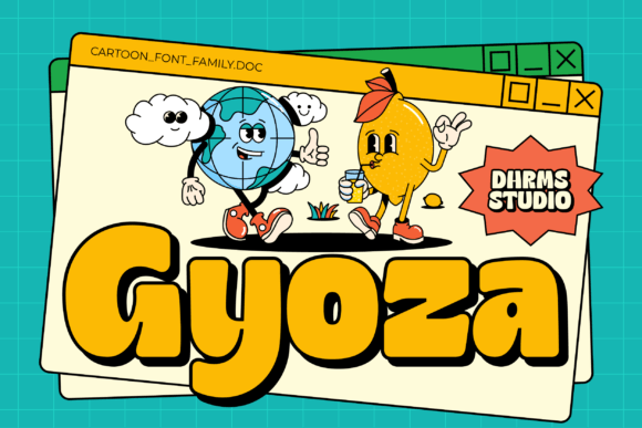 Gyoza Font: Elevating Campaign Visuals with Bold Display Type