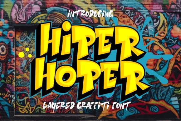 Hiper Hoper Font Review: Testing a 3D Layered Graffiti Typeface