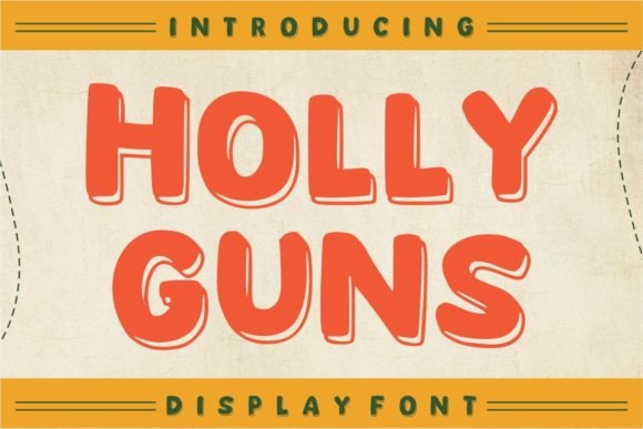 Holly Guns Font: A Web Designer’s Layout Review