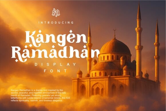 Kangen Ramadhan Font: Elegant Branding for Small Business