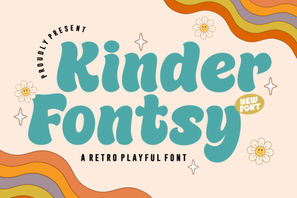 Kinder Fontsy: A Playful Display Font for Web Design