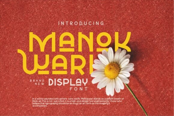 Manokwari Font: Elegant Display Typography for Web Design