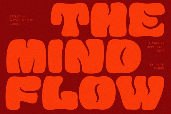 Mindflow Font: Bold Display Type for Editorial Design