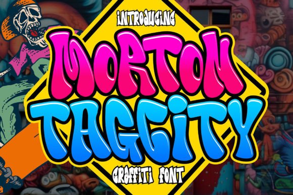 Morton Taggity Font: Bold Graffiti Style for Campaigns