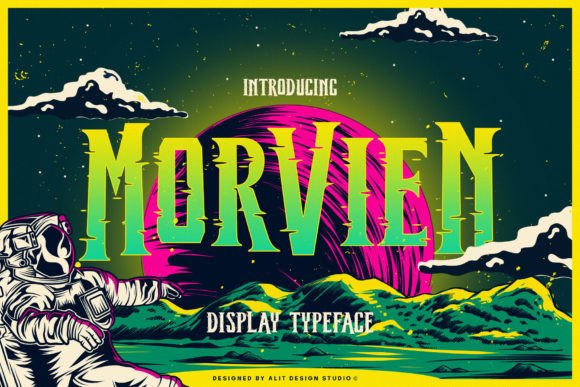 Morvien Typeface: Bold Editorial Display Font
