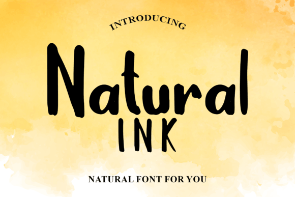 Natural Ink Font: Elevating Small Business Branding