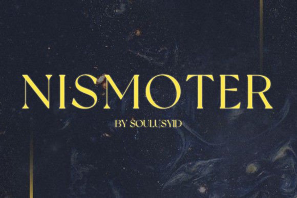 Nismoter Font: Blending Vintage and Future in Brand Design