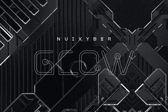 Nuixyber Glow: A Futuristic Display Font for Web Design