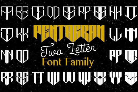 Pentagram Two Letter Font: Elevating Small Business Branding