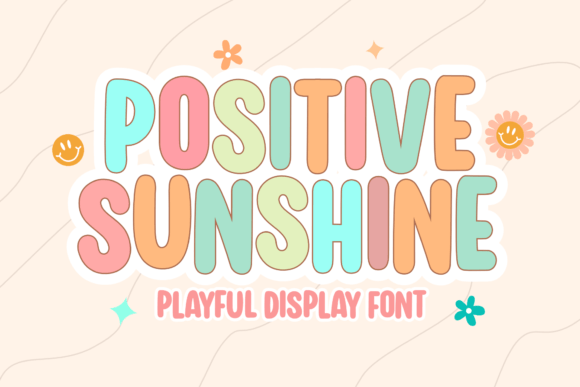 Positive Sunshine Font: Bright Branding for Small Business