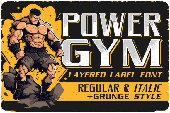 Power Gym Font: Bold Typography for Editorial Design