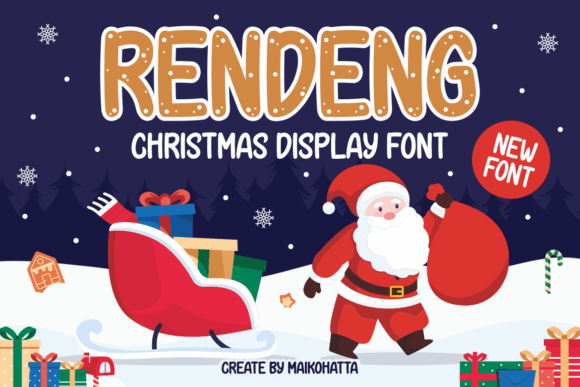 Rendeng Font: Elevating Holiday Web Design