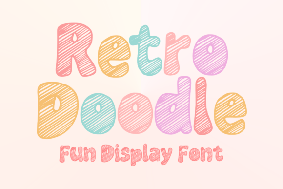 Retro Doodle Font: Playful Typography for Handmade Crafts