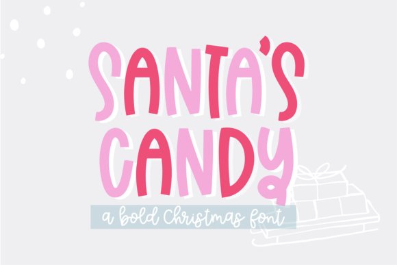 Santa’s Candy Font Review: A Bold Display Typeface for Holiday Branding