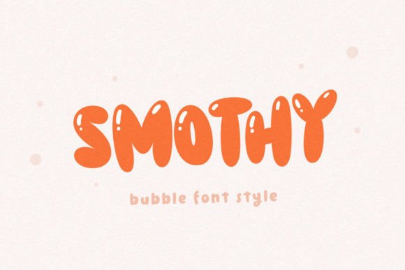 Smothy Font: A Playful Display Typeface for Branding