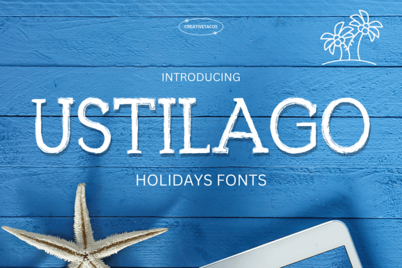 Ustilago Font: A Textured Display Typeface for Editorial Design