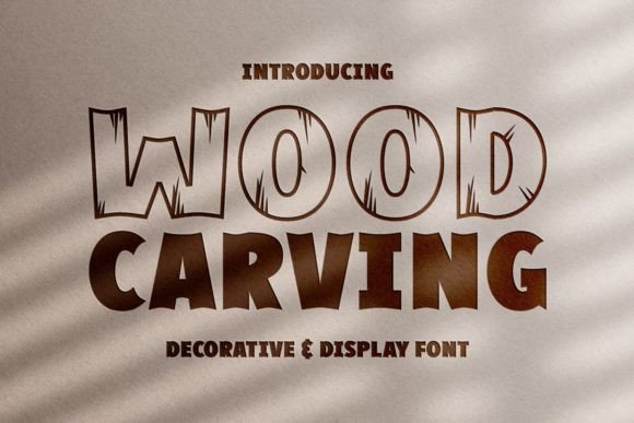 Wood Carving Font: Elevate Digital Campaigns